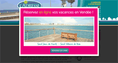 Desktop Screenshot of bourneix-menuet-immobilier.com